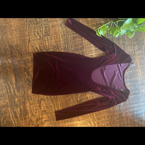 Velvet Long Sleeve Dress - Picture 10 of 12